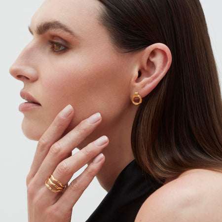 Karma Studs Gold